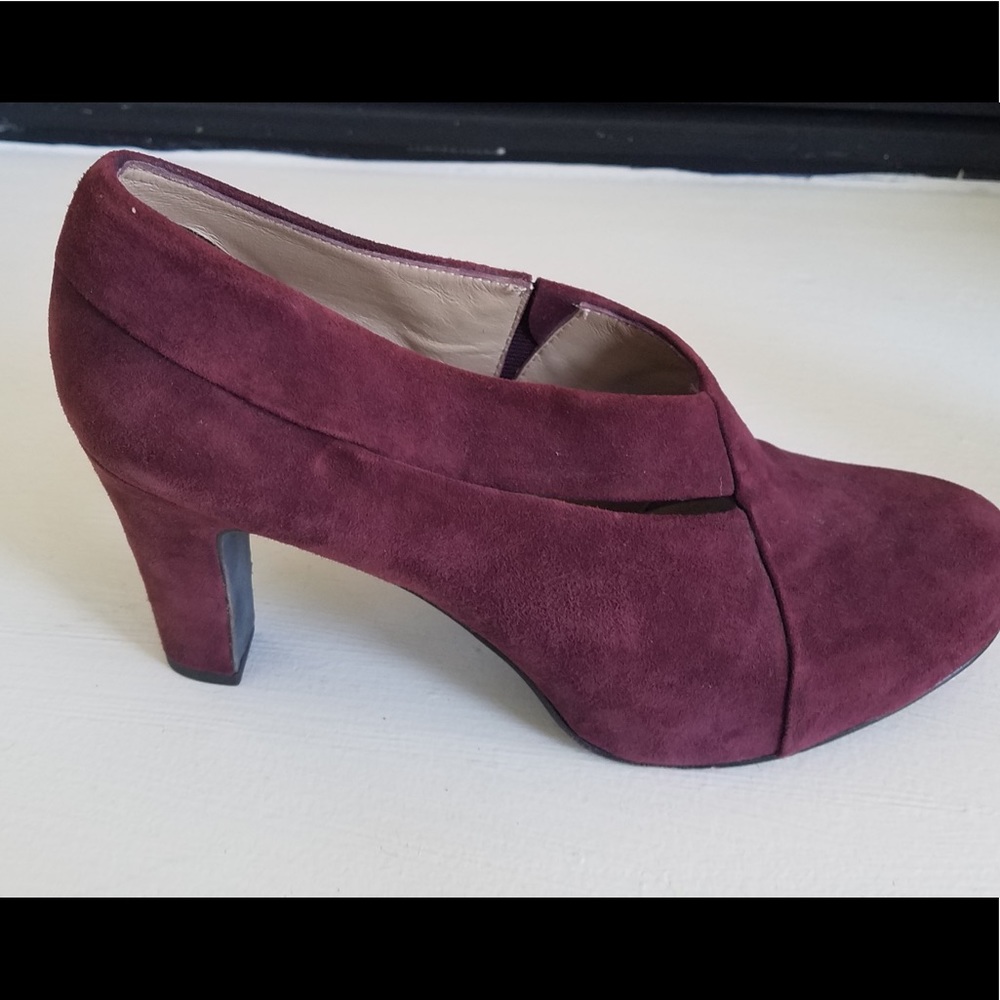 Eileen Fisher suede heels, size 7.5